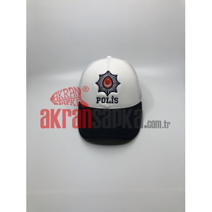 TRAFİK POLİSİ MEMUR GÖREV KEPİ FOSFORLU